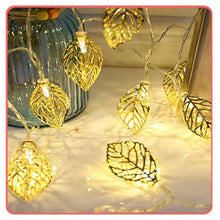 Garland Light String Battery Power Leaves Living Room Garden Led String Lights Décor