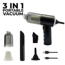 3 In 1 USB rechargeable mini vacuum cleaner Duster Blower Wireless vacuum cleaner For Home & Car